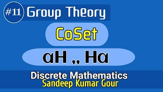 Cosets in group  group theory  discrete mathematics in hindi [upl. by Ifen]