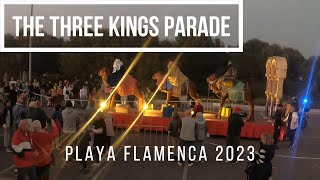 The 2023 Three Kings Parade at Playa Flamenca [upl. by Burra651]