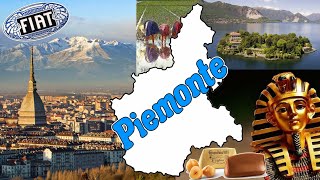 🍷🌾👑 IL PIEMONTE  Le Regioni dItalia Geografia 📚🌍 [upl. by Vallonia]