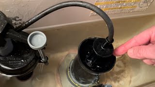 Toilet Fill Valve Not Shutting Off  Don’t Replace  Simple Float Adjustment For Beginners [upl. by Jany784]