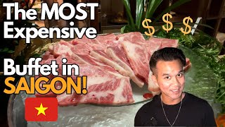 I ate at the MOST Expensive Buffet in Saigon 80 USD [upl. by Nelyaw]