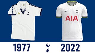 Tottenham Hotspur Kit History  19652022 [upl. by Nomelihp]