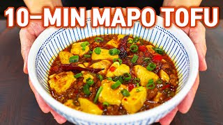 10 Minute Authentic Mapo Tofu Recipe l Better Than Restaurants [upl. by Novaj]