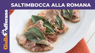 SALTIMBOCCA ALLA ROMANA FACILI E VELOCI [upl. by Candy]