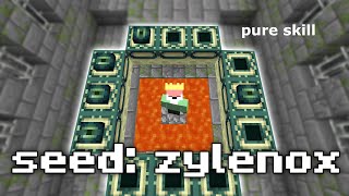 Speedrunning my own seed in Minecraft [upl. by Cavit]