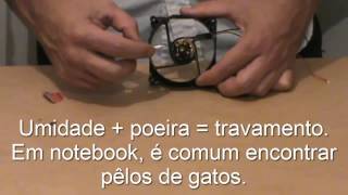 curso pratico manutenção fonte ATX cap 8 consertar ventilador BT Eletrônica [upl. by Itnavart750]