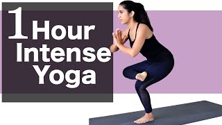 1 Hour Intense Yoga  Full body yoga  Yogbela [upl. by Nue]