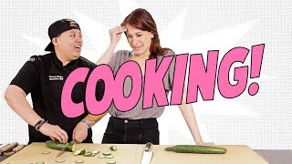 Failing at Cooking with Top Chefs Frances  Joanna Tries [upl. by Nnail129]