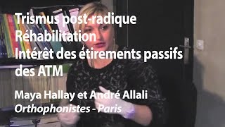 TRISMUS  7  Etirements avec les abaisse langues [upl. by Ahsaeym]