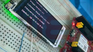 ESP32S3 Using LVGL To Print LA66 Module Logs [upl. by Rubens]