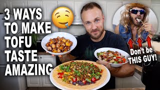 How To Make Tofu Taste AMAZING  3 Easy Recipes [upl. by Southard]