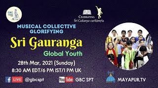 Musical collective glorifying Sri Gauranga with youth around the world [upl. by Dyoll]