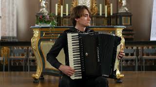 JSBach Toccata and Fugue in d minor BWV 565 Accordion Savva Zihs [upl. by Kunin255]