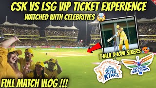 Dhoni Goosebumps Moments 🤯 Stadium Experience CSK VS LSG Vlog 🔥  IPL 2023 [upl. by Lidah]