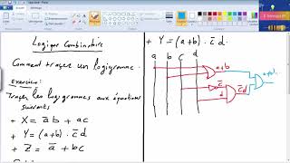 logique combinatoire  comment tracer un logigramme darija [upl. by Akihsal]