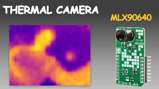 MLX90640 Thermal Camera Demo with STM32F7 UPDATED [upl. by Browning]