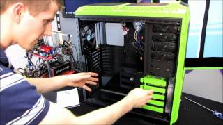 Cooler Master HAF X NVIDIA Edition Gaming Computer Case Unboxing amp First Look Linus Tech Tips [upl. by Animrelliug978]