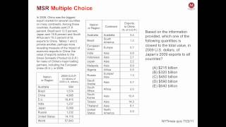 GMAT Integrated Reasoning  MultiSource Reasoning Problems [upl. by Edwin]