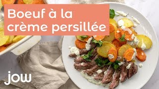 Recette de bœuf à la crème persillée [upl. by Paderna]