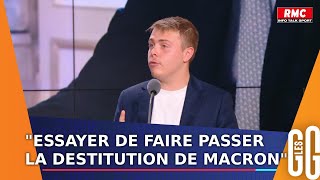 quotOn va essayer de faire passer la destitution de Macronquot  Louis Boyard est face aux GG [upl. by Raji245]