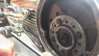 Harley Davidson Shovelhead FX FXE FL FLH Clutch Adjustments [upl. by Colwin]