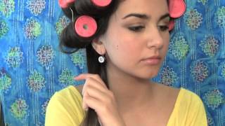 How To Get Big Curls In 15 Minutes Using  Conair Rollers [upl. by Aninaj]