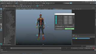 Animation Retargeting Tool for Maya  How to use the batch exporter [upl. by Anauqcaj]