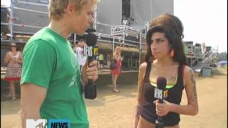 Interview  Virgin Festival Backstage 2007  Amy Winehouse [upl. by Myrle]