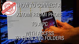 SOLVED  XIAOMI REDMI NOTE CONNECTING TO PC  NOT SHOWING FOLDERS AND FILES [upl. by Quenby]