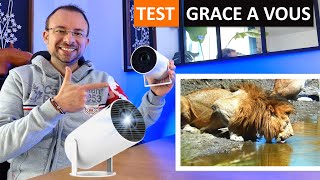 54€ ❤️ Test du vidéoprojecteur HY300 [upl. by Ledua]