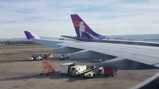 Hawaiian Airlines Los Angeles to kahului Maui HI full flight [upl. by Suisyola]