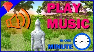 Unity How to Add Music To Your Scene In LESS THAN ONE MINUTE  Unity Tutorial [upl. by Belda]