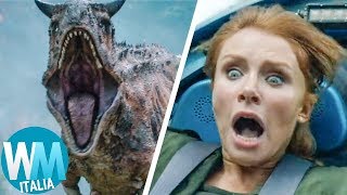 Top 5 MIGLIORI SCENE DAZIONE nei JURASSIC WORLD [upl. by Temirf]