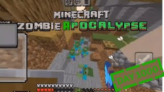 MINECRAFT ZOMBIE APOCALYPSE  DAY 1000  ACTION SOON [upl. by Sacul942]