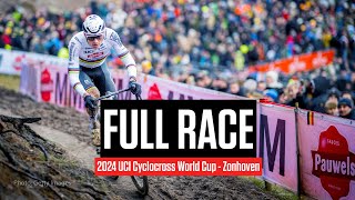 FULL RACE 2024 UCI Cyclocross World Cup  Zonhoven [upl. by Reibaj969]