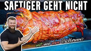 Der perfekte Spießbraten vom Gasgrill  Saftig einfach schnell amp lecker  Rollbraten Grill Rezept [upl. by Arlynne]