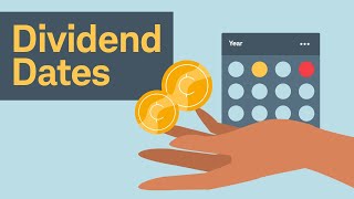 Dividend Dates Explained [upl. by Aiset]