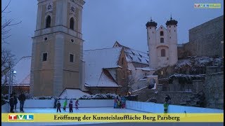 Eröffnung der Eislaufbahn Stadt Parsberg  17122017 [upl. by Rudyard]