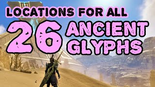 New World All 26 Ancient Glyph Locations in Brimstone Sands [upl. by Brynne]