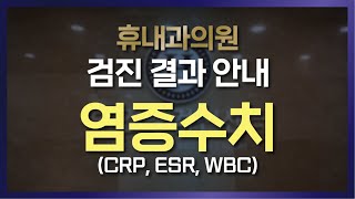 건강검진 결과지 해석 염증수치CRP ESR WBC [upl. by Gillman]