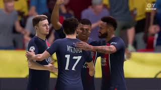 Paris st germain vs Borussia Dortmund all goalsmbappe  hattrick eafc 24 [upl. by Kimbra910]