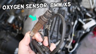 BMW X5 OXYGEN SENSOR BANK 1 BANK 2 SENSOR 1 REPLACEMENT LOCATION [upl. by Anoynek]