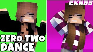 10 BEST ZERO TWO DANCE Minecraft Animation [upl. by Monda]