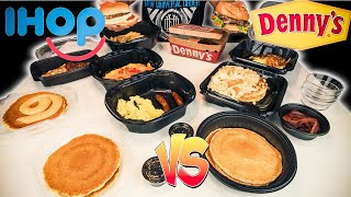 IHOP vs DENNYS  Which Breakfast Dinner is Better [upl. by Phillie]