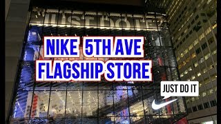 NIKE 5th AVE FLAGSHIP STORE  NEW YORK CITY [upl. by Oshinski]