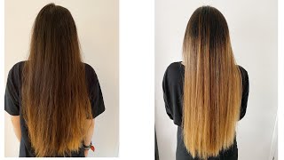 Cum sa iti faci  Baleiaj  Ombre  Tutorial acasa  De la par inchis la blond [upl. by Nomrej]