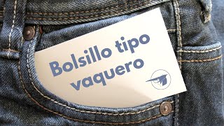 Cómo hacer bolsillos tipo vaquero [upl. by Espy]