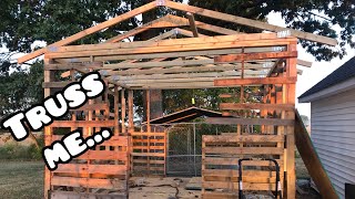 Pallet shed build [upl. by Nicolais]