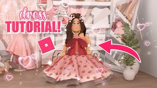 how to add a DRESS to your ROBLOX character 3d CLOTHING tutorial  mxddsie ♡ [upl. by Carbone120]