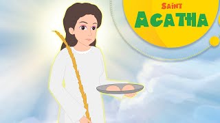 Story of Saint Agatha  Stories of Saints  Episode 104 [upl. by Kcirredal]